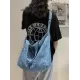 Casual Denim Split-Joint Solid Color Bags Accessories Casual Denim Split-Joint Solid Color Bags Accessories