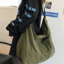 Casual Canvas Solid Color Bags Accessories