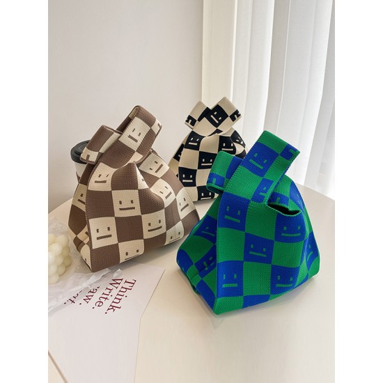 Urban Checkerboard Plaid Color-Block Bags Accessories Handbags Urban Checkerboard Plaid Color-Block Bags Accessories Handbags