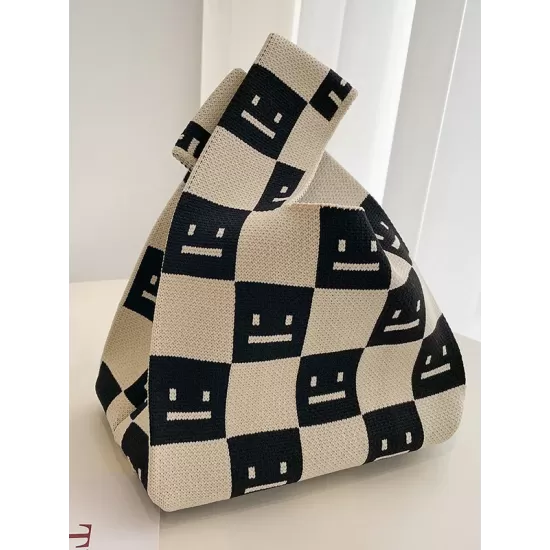 Urban Checkerboard Plaid Color-Block Bags Accessories Handbags Urban Checkerboard Plaid Color-Block Bags Accessories Handbags