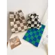Urban Checkerboard Plaid Color-Block Bags Accessories Handbags Urban Checkerboard Plaid Color-Block Bags Accessories Handbags