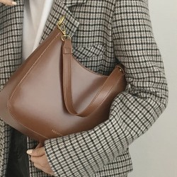 Vintage Solid Color Zipper Bags Accessories