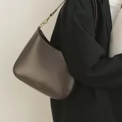 Vintage Solid Color Zipper Bags Accessories