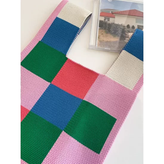 Casual Checkerboard Contrast Color Color-Block Bags Accessories Handbags Casual Checkerboard Contrast Color Color-Block Bags Accessories Handbags