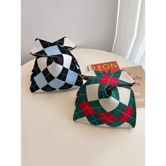 Urban Checkerboard Contrast Color Color-Block Bags Accessories Handbags Urban Checkerboard Contrast Color Color-Block Bags Accessories Handbags