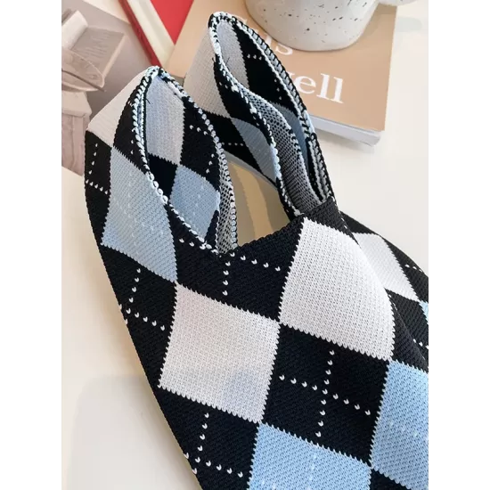 Urban Checkerboard Contrast Color Color-Block Bags Accessories Handbags Urban Checkerboard Contrast Color Color-Block Bags Accessories Handbags