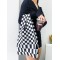 Casual Weave Contrast Color Plaid Bags Accessories