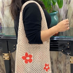 Original Creation Floral Weave Hollow Bags Accessories