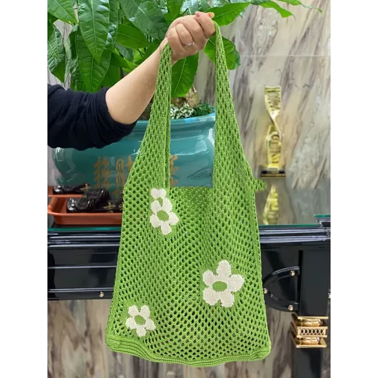 Original Creation Floral Weave Hollow Bags Accessories Original Creation Floral Weave Hollow Bags Accessories