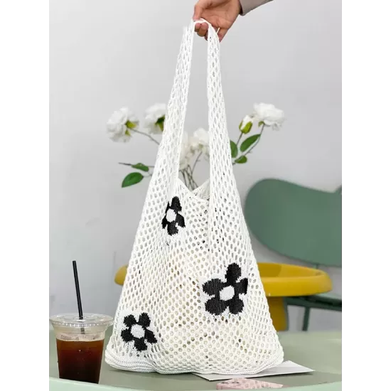 Original Creation Floral Weave Hollow Bags Accessories Original Creation Floral Weave Hollow Bags Accessories