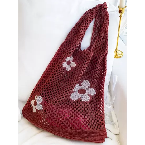 Original Creation Floral Weave Hollow Bags Accessories Original Creation Floral Weave Hollow Bags Accessories
