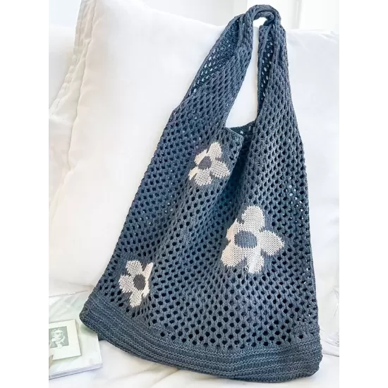 Original Creation Floral Weave Hollow Bags Accessories Original Creation Floral Weave Hollow Bags Accessories