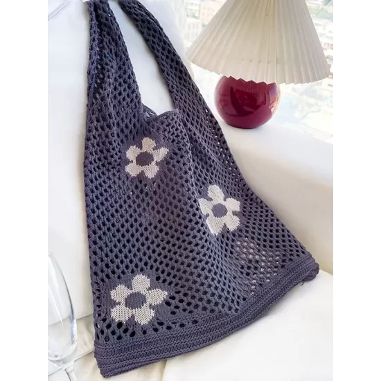 Original Creation Floral Weave Hollow Bags Accessories Original Creation Floral Weave Hollow Bags Accessories