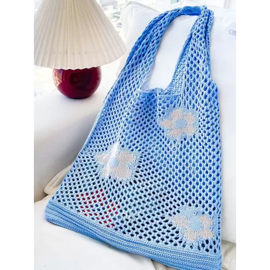 Original Creation Floral Weave Hollow Bags Accessories Original Creation Floral Weave Hollow Bags Accessories