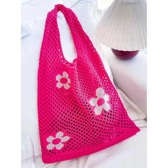Original Creation Floral Weave Hollow Bags Accessories Original Creation Floral Weave Hollow Bags Accessories
