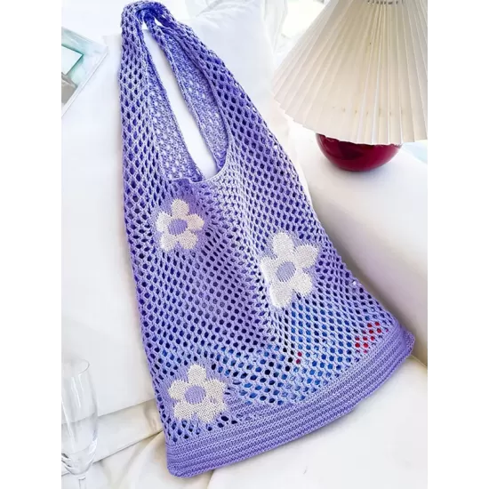 Original Creation Floral Weave Hollow Bags Accessories Original Creation Floral Weave Hollow Bags Accessories