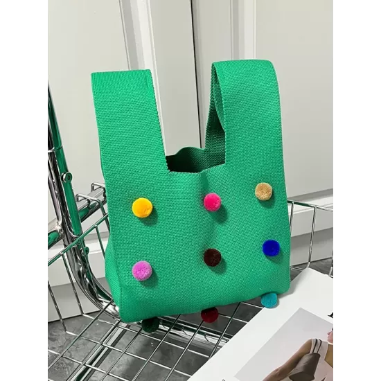 Original Contrast Color Knitting Bags Accessories Original Contrast Color Knitting Bags Accessories
