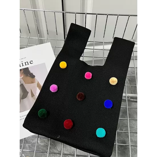 Original Contrast Color Knitting Bags Accessories Original Contrast Color Knitting Bags Accessories