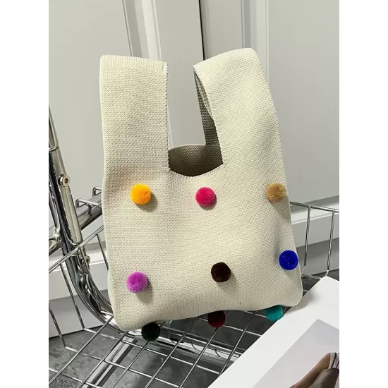 Original Contrast Color Knitting Bags Accessories Original Contrast Color Knitting Bags Accessories