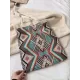 Artistic Retro Weave Contrast Color Striped Bags Accessories Artistic Retro Weave Contrast Color Striped Bags Accessories