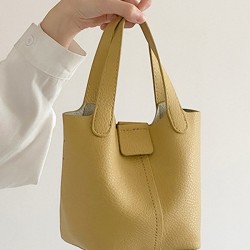 Simple Casual Chic PU Solid Color 2 Pieces Bags Accessories