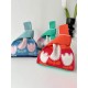 Knitting Contrast Color Flower Bags Accessories Knitting Contrast Color Flower Bags Accessories