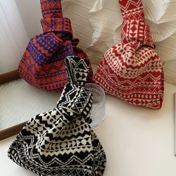 Rhombus Woven Handbag Bags Accessories