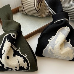 Animal Prints Woven Handbag Bags Accessories