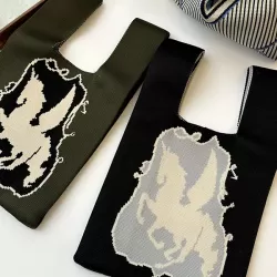 Animal Prints Woven Handbag Bags Accessories