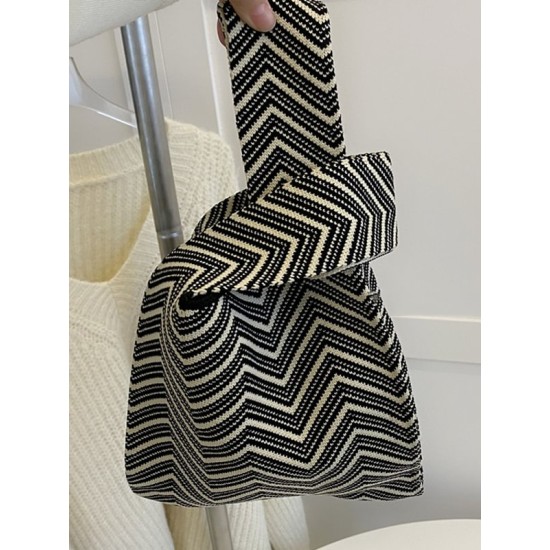 Striped Woven Handbag Bags Accessories Striped Woven Handbag Bags Accessories