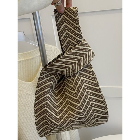Striped Woven Handbag Bags Accessories Striped Woven Handbag Bags Accessories