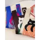 Animal Printed Multi-Colored Woven Handbag Bags Accessories Animal Printed Multi-Colored Woven Handbag Bags Accessories