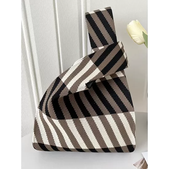 Striped Woven Handbag Bags Accessories Striped Woven Handbag Bags Accessories