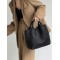 Solid Color Woven Tote Handbags Bags