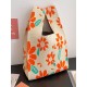 Floral Printed Woven Handbag Bags Accessories Floral Printed Woven Handbag Bags Accessories