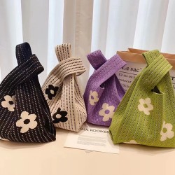 Floral Printed Hollow Handbags Bags Accessories