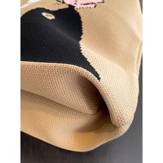Cartoon Printed Woven Handbag Bags Accessories Cartoon Printed Woven Handbag Bags Accessories