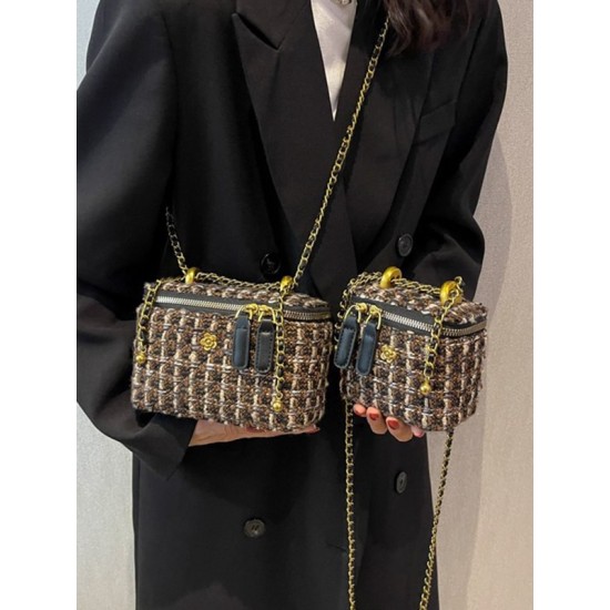 Chains Geometric Zipper Crossbody Bags Bags Accessories Bags Chains Geometric Zipper Crossbody Bags Bags Accessories Bags