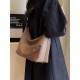 Buckle Pockets Solid Color Split-Joint Zipper Crossbody Bags Buckle Pockets Solid Color Split-Joint Zipper Crossbody Bags