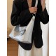 Buckle Pockets Solid Color Split-Joint Zipper Crossbody Bags Buckle Pockets Solid Color Split-Joint Zipper Crossbody Bags