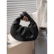 Bowknot Pleated Solid Color Handbags Accessories Bowknot Pleated Solid Color Handbags Accessories