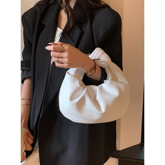 Bowknot Pleated Solid Color Handbags Accessories Bowknot Pleated Solid Color Handbags Accessories