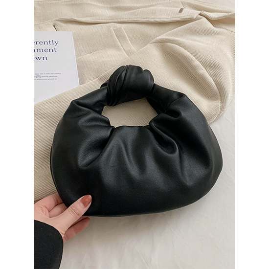 Bowknot Pleated Solid Color Handbags Accessories Bowknot Pleated Solid Color Handbags Accessories