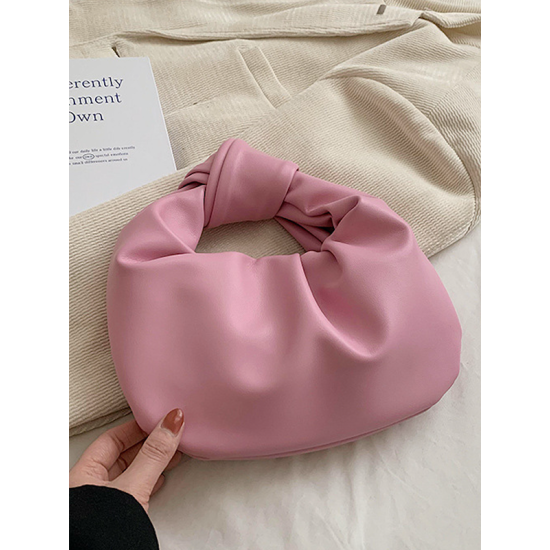 Bowknot Pleated Solid Color Handbags Accessories Bowknot Pleated Solid Color Handbags Accessories