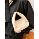 Adjustable Pleated Pockets Solid Color Crossbody Handbags Adjustable Pleated Pockets Solid Color Crossbody Handbags