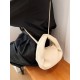 Adjustable Pleated Pockets Solid Color Crossbody Handbags Adjustable Pleated Pockets Solid Color Crossbody Handbags