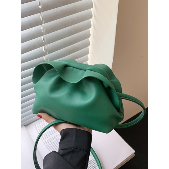 Falbala Pleated Solid Color Bags Accessories Falbala Pleated Solid Color Bags Accessories