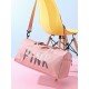 Sequined Letter Print Large-Capacity Outdoor Portable Travel Bag Sequined Letter Print Large-Capacity Outdoor Portable Travel Bag