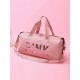 Sequined Letter Print Large-Capacity Outdoor Portable Travel Bag Sequined Letter Print Large-Capacity Outdoor Portable Travel Bag