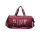 Sequined Letter Print Large-Capacity Outdoor Portable Travel Bag Sequined Letter Print Large-Capacity Outdoor Portable Travel Bag